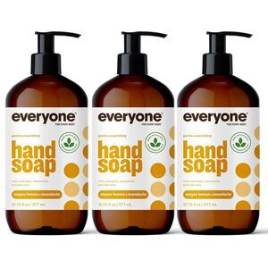 3-Pack Everyone Liquid Hand Soap Meyer Lemon Mandarin Gently Nourishing 12.75oz